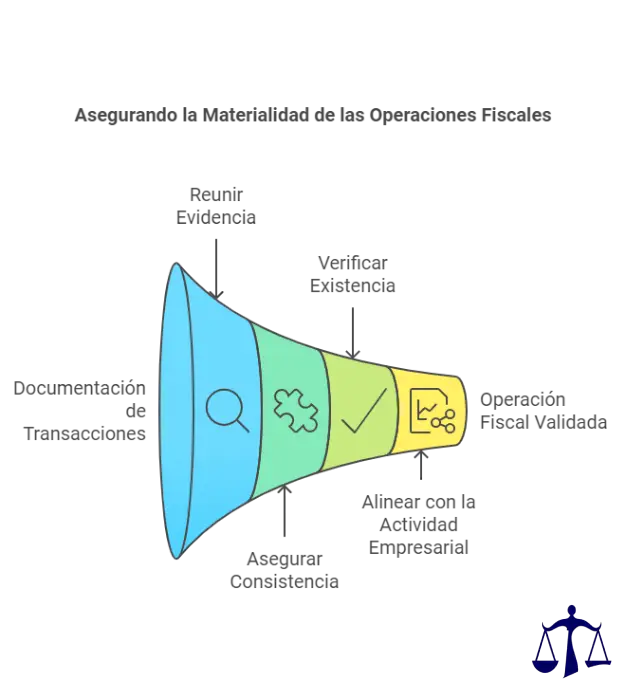 Acreditación de la materialidad Acreditación de la materialidad